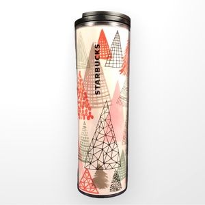Starbucks 2017 Xmas Trees Acrylic Travel Tumbler 16oz